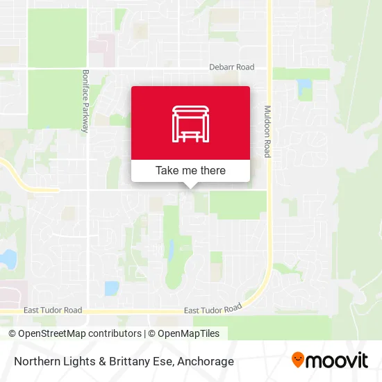 Northern Lights & Brittany Ese map