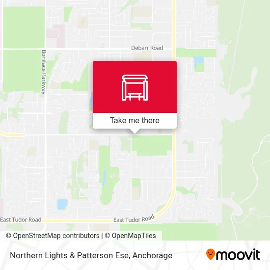Northern Lights & Patterson Ese map