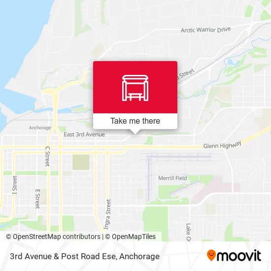 3rd Avenue & Post Road Ese map
