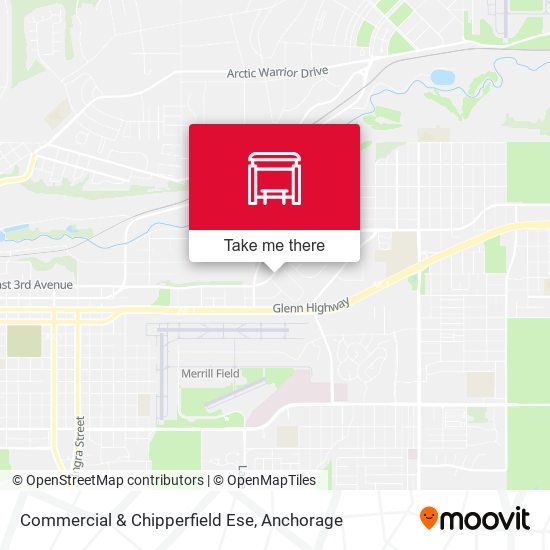 Commercial & Chipperfield Ese map