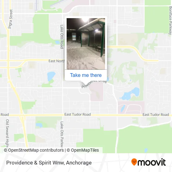 Mapa de Providence & Spirit Wnw