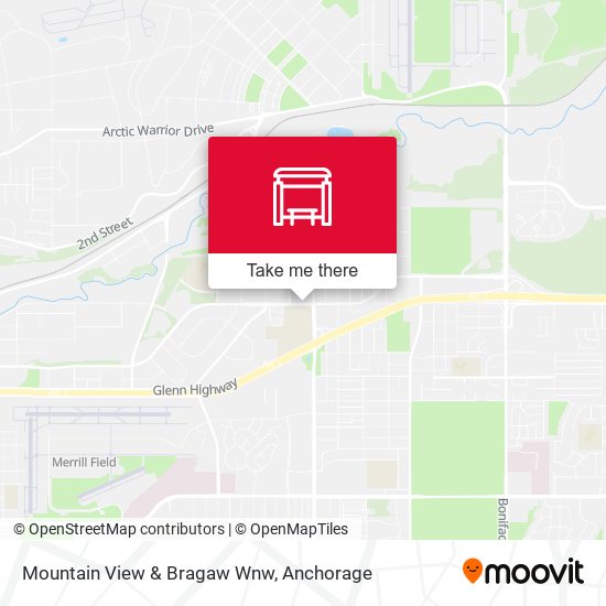 Mountain View & Bragaw Wnw map