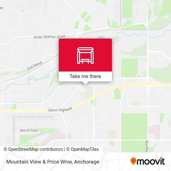 Mountain View & Price Wnw map