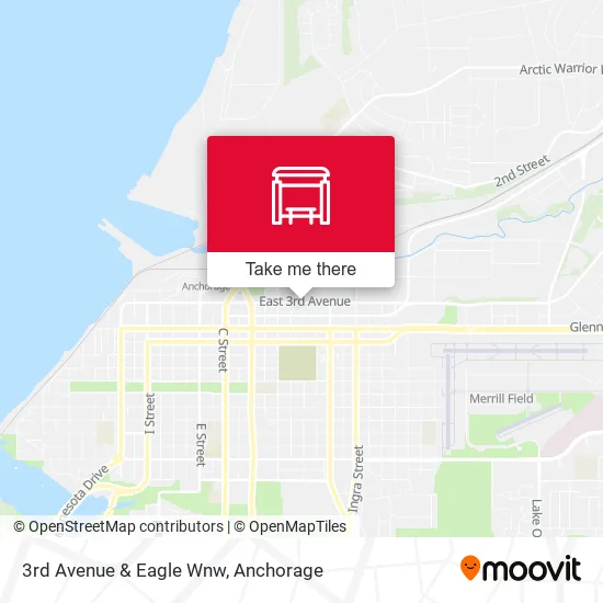 3rd Avenue & Eagle Wnw map
