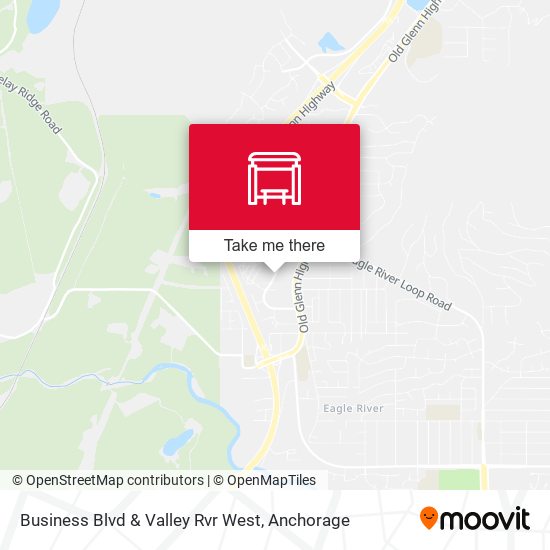 Business Blvd & Valley Rvr West map