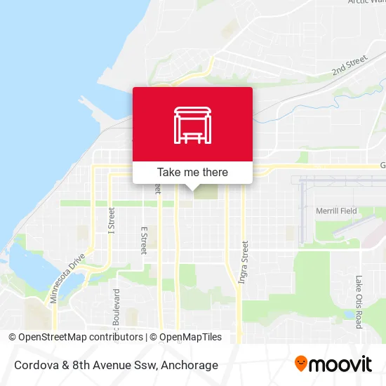 Cordova & 8th Avenue Ssw map