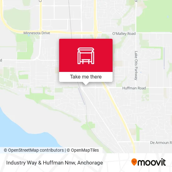 Industry Way & Huffman Nnw map