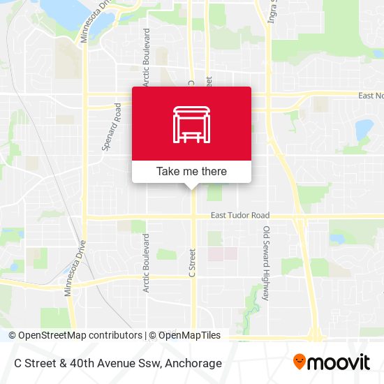 C Street & 40th Avenue Ssw map