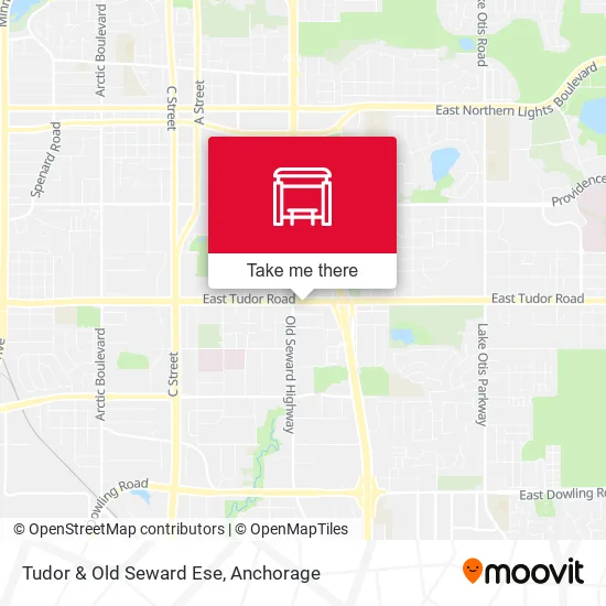 Tudor & Old Seward Ese map