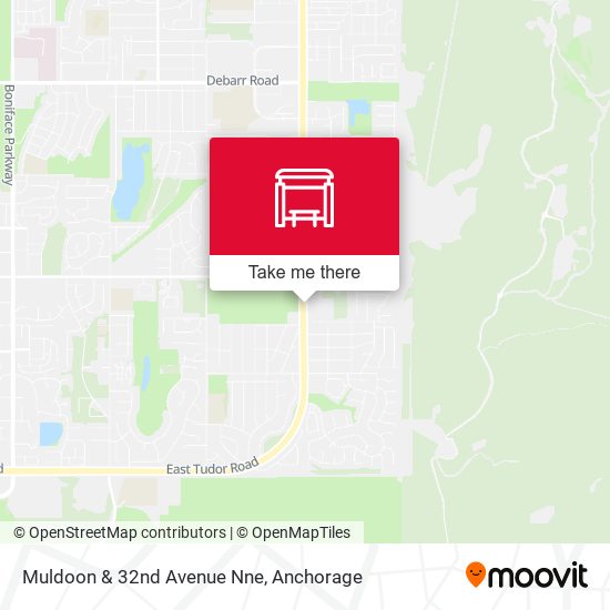 Muldoon & 32nd Avenue Nne map