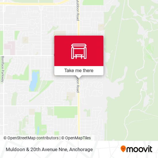 Muldoon & 20th Avenue Nne map