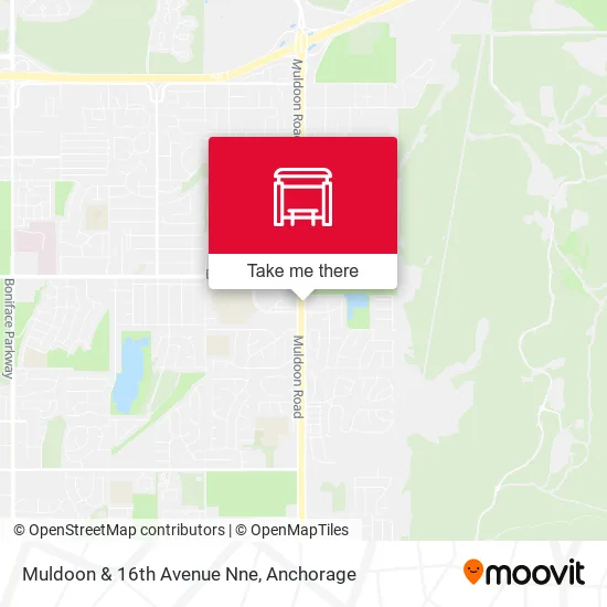 Muldoon & 16th Avenue Nne map