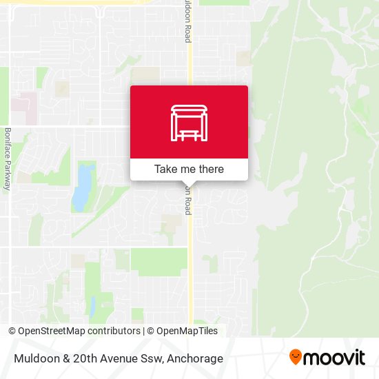 Muldoon & 20th Avenue Ssw map