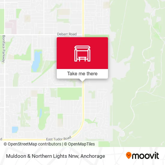 Muldoon & Northern Lights Nnw map