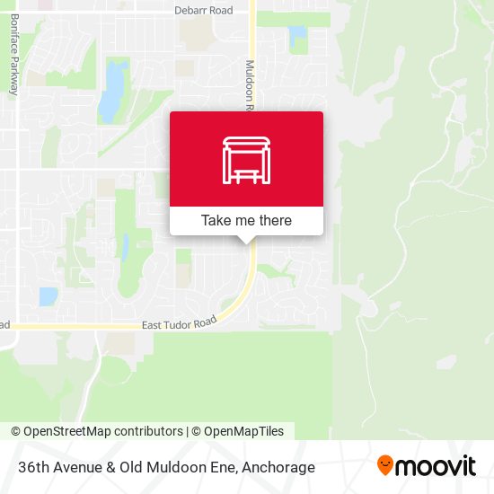 Mapa de 36th Avenue & Old Muldoon Ene