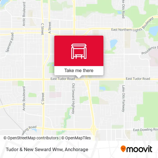 Tudor & New Seward Wnw map