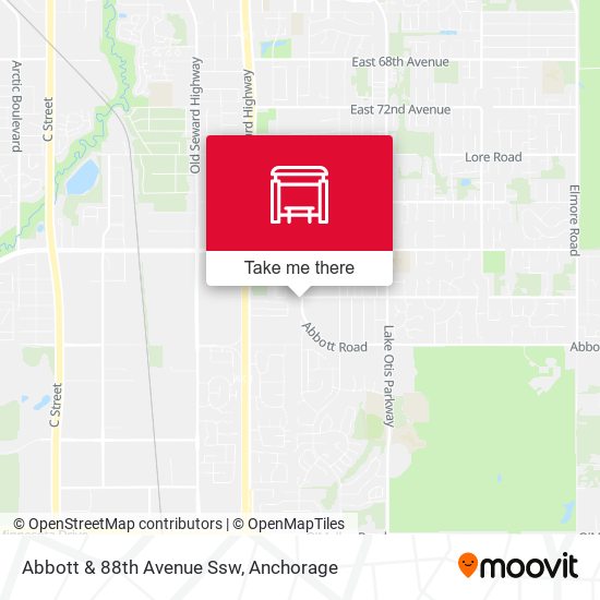 Abbott & 88th Avenue Ssw map