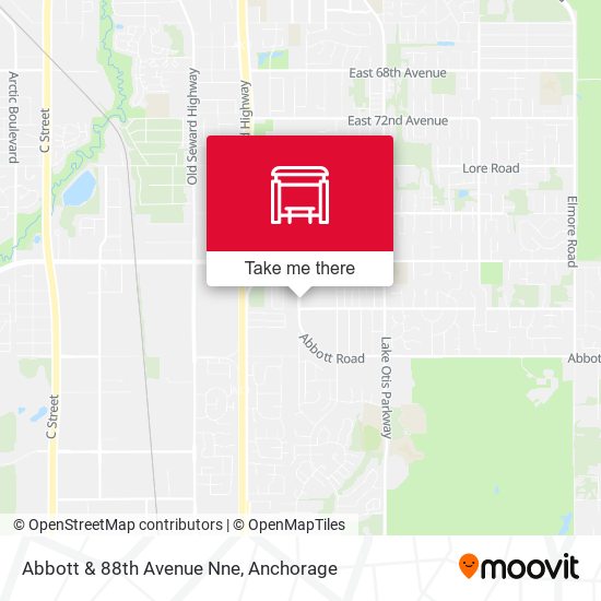 Abbott & 88th Avenue Nne map
