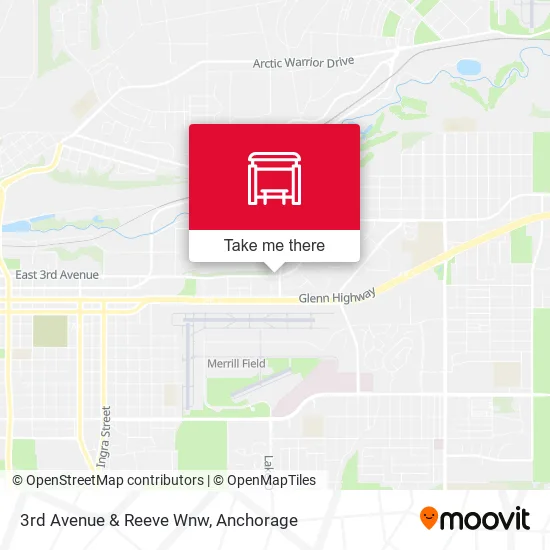 Mapa de 3rd Avenue & Reeve Wnw