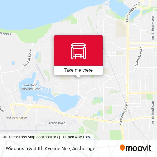 Wisconsin & 40th Avenue Nne map