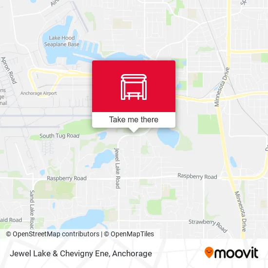 Jewel Lake & Chevigny Ene map