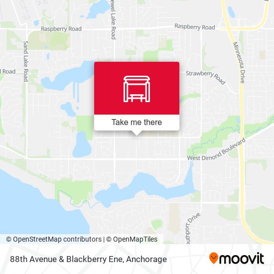 Mapa de 88th Avenue & Blackberry Ene