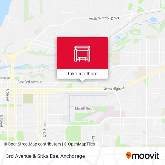 3rd Avenue & Sitka Ese map