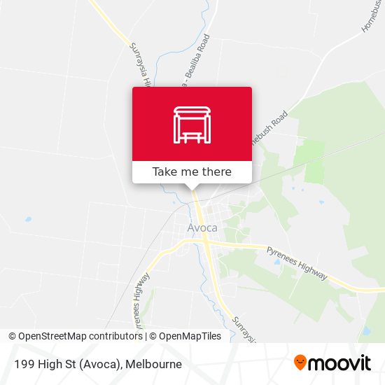 199 High St (Avoca) map