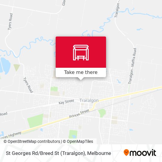 St Georges Rd / Breed St (Traralgon) map