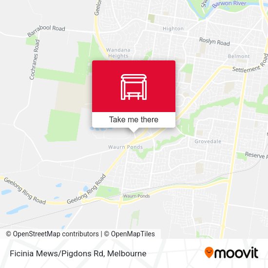 Ficinia Mews/Pigdons Rd map