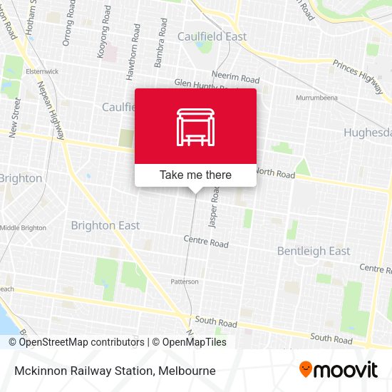 Mckinnon Railway Station map