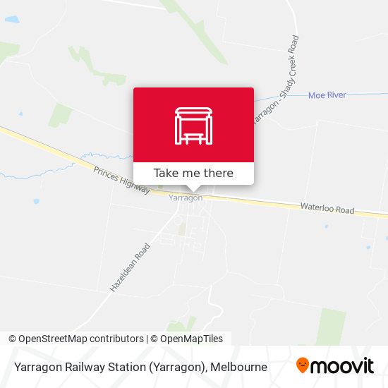 Yarragon Railway Station map