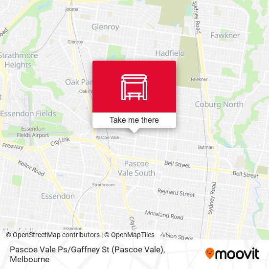 Pascoe Vale Ps / Gaffney St map