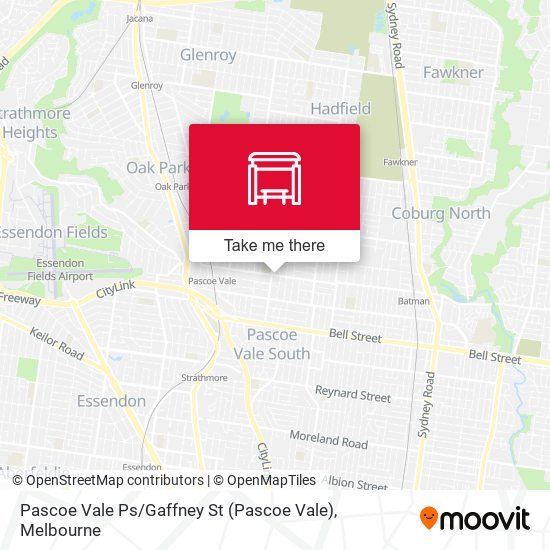 Pascoe Vale Ps / Gaffney St map