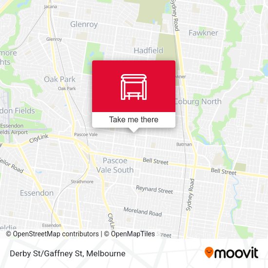 Derby St/Gaffney St map