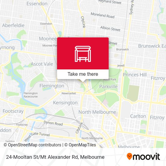 24-Mooltan St/Mt Alexander Rd map