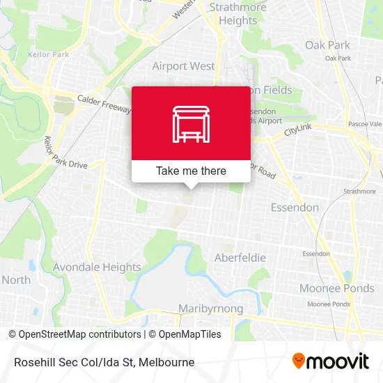 Mapa Rosehill Sec Col/Ida St