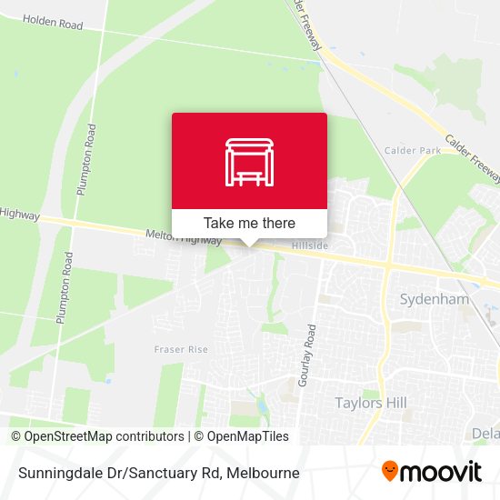 Sunningdale Dr/Sanctuary Rd map