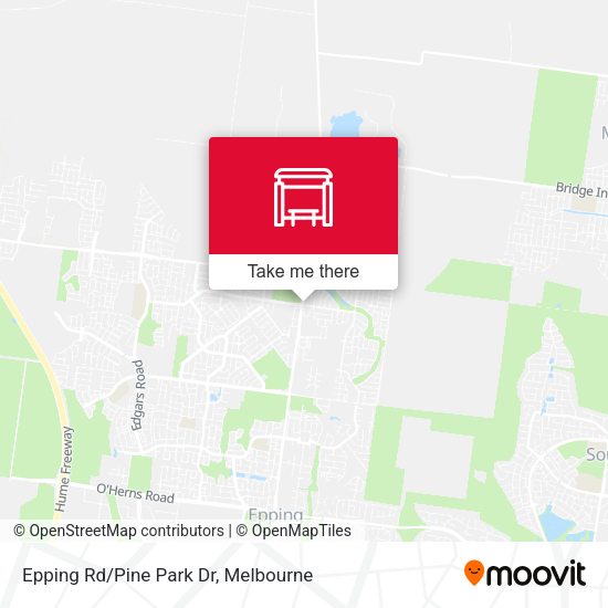 Epping Rd/Pine Park Dr map