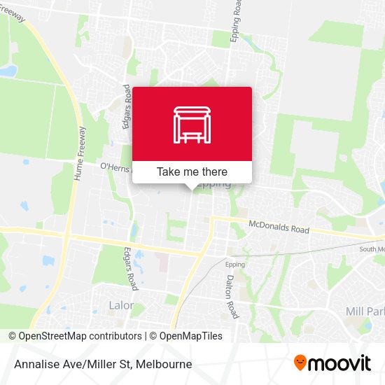Annalise Ave/Miller St map
