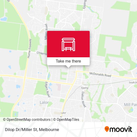Dilop Dr/Miller St map