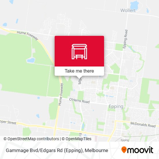 Gammage Bvd/Edgars Rd (Epping) map