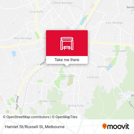 Hamlet St/Russell St map