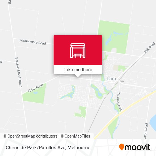 Chirnside Park/Patullos Ave map