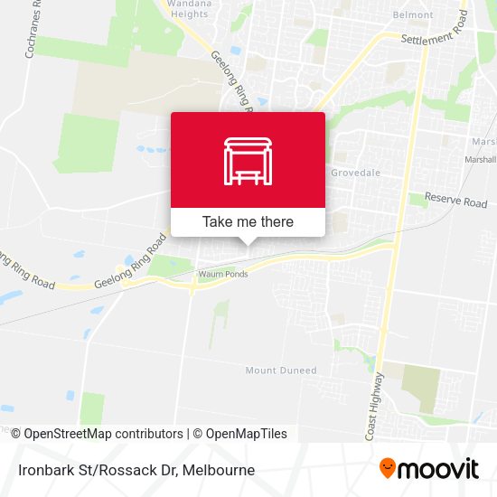 Ironbark St/Rossack Dr map