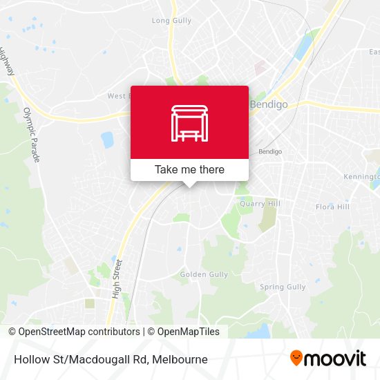 Hollow St/Macdougall Rd map