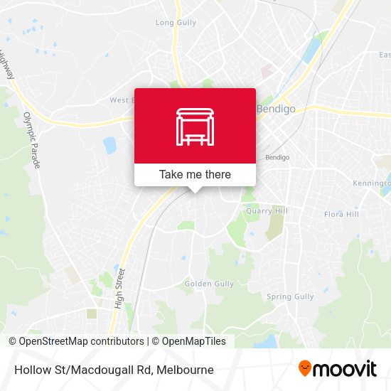 Hollow St/Macdougall Rd map