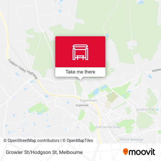Growler St/Hodgson St map