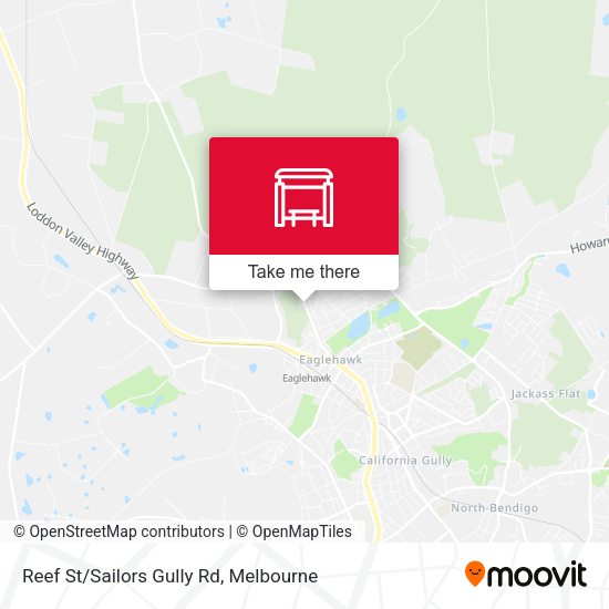 Reef St/Sailors Gully Rd map