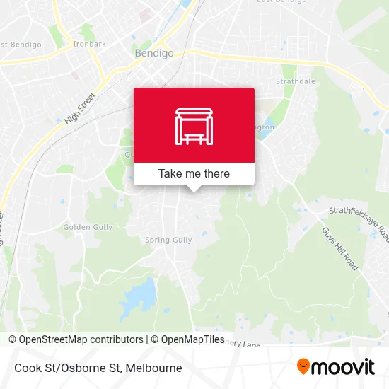 Mapa Cook St/Osborne St